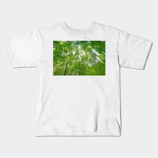 Blue Ridge Mountains Trees Kids T-Shirt